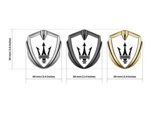 Maserati Emblema Abovedado Insignia Limitada Estilo Chic